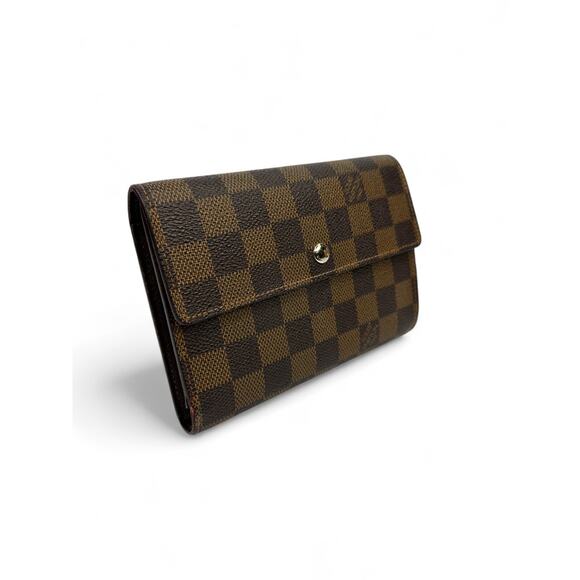 Louis Vuitton Vintage Damier Porte-Trésor Étui Papier Wallet - Picture 2 of 8